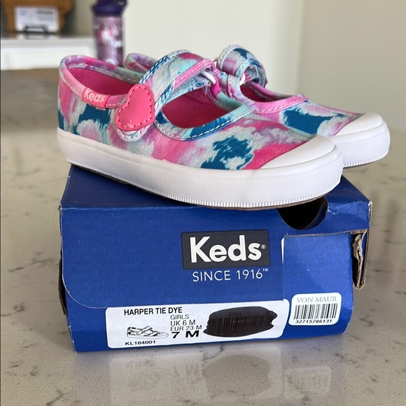 Keds Other - Keds Harper Tie Dye Mary Jane Flats NEW Toddler 7